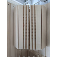 Абажур для лазні фрезерований кутовий