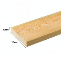 Дошка обрізна 30х120х4500